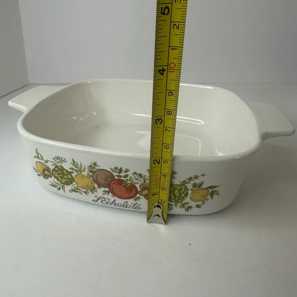 Vintage Corning Ware Spice O Life L'Echalote 1 Quart Casserole Dish A-1-B